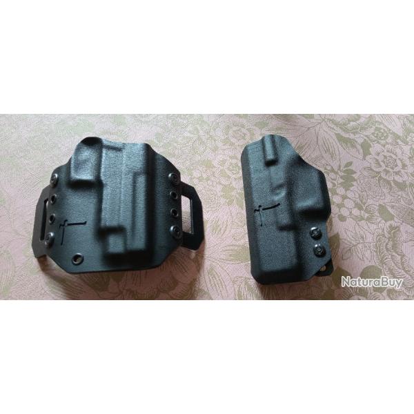 2 Holsters TRB en kydex ceinture et inside pour Sig Sauer P226