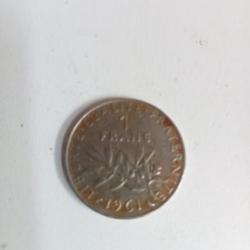 1 francs 1961