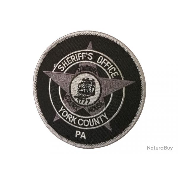 SHERIFF'S OFFICE YORK COUNTY 100MM A coudre ou  thermocoller