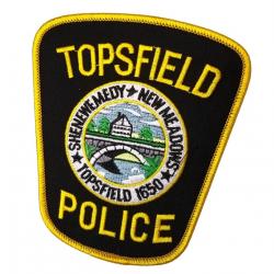 TOPSFIELD Police 110 mm x 90 mm  A coudre ou à thermocoller