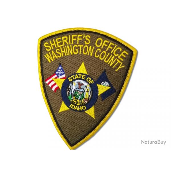 SHERIFF'S OFFICE WASHINGTON COUNTY 125 mm x 90 mm  A coudre ou  thermocoller