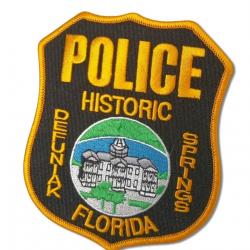 POLICE HISTORIC FLORIDA 120 mm x 110 mm  A coudre ou à thermocoller