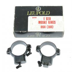 Collier de lunette Leupold acier diamètre 1 pouce ref High 900 Box 244