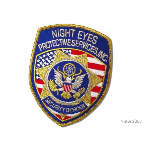 NIGHT EYES PROTECTIVES SERVICES INC  120 mm x 100 mm  A coudre ou  thermocoller