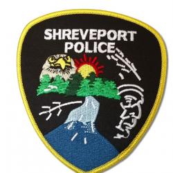 SHREVEPORT POLICE   110 mm x 100 mm  A coudre ou à thermocoller