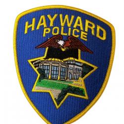 HAYWARD POLICE  120 mm x 100 mm  A coudre ou à thermocoller