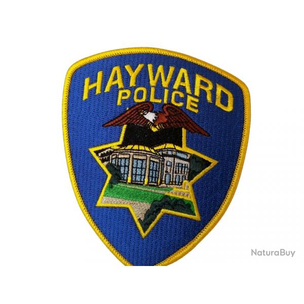 HAYWARD POLICE  120 mm x 100 mm  A coudre ou  thermocoller