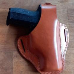 Holster Walther P99 ou Sig Sauer SP2022 en cuir