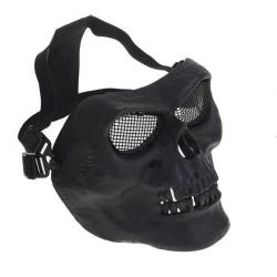 Masque Skull Grillage (S&T) Noir