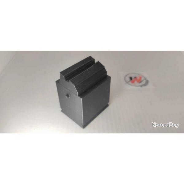 RUGER RPR - Adaptateur Monocoup emplacement chargeur  22 lr - Print3D