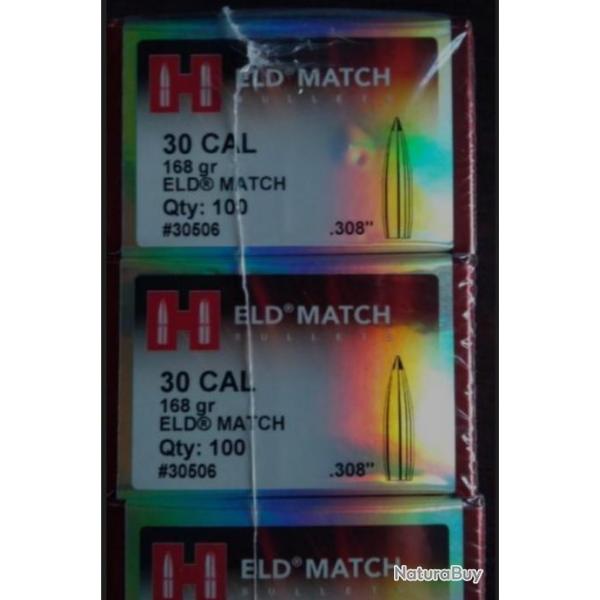 400 Ogives ELD Match 168gr