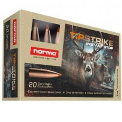 Munitions NORMA cal.270 win tipstrike 9.1g 140gr par 20