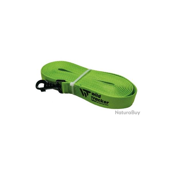 Longe d'entrainement pour chien WILD TRACKER x-plore verte 12m