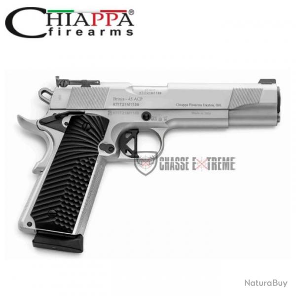 Pistolet CHIAPPA 1911 Empire Grade Chrome Cal 45 Acp