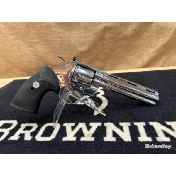 Revolver Colt Python 6" nickel