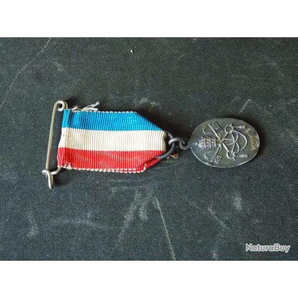 MEDAILLE DE REVERS RELIGIEUX. A.C.F de plerinage