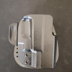 HOLSTER PADDLE KYDEX GLOCK 26, 27 AVEC RETENTION