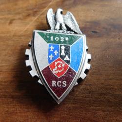 insigne R.C.S  102e régiment  de commandement et de soutien  /  G 2980