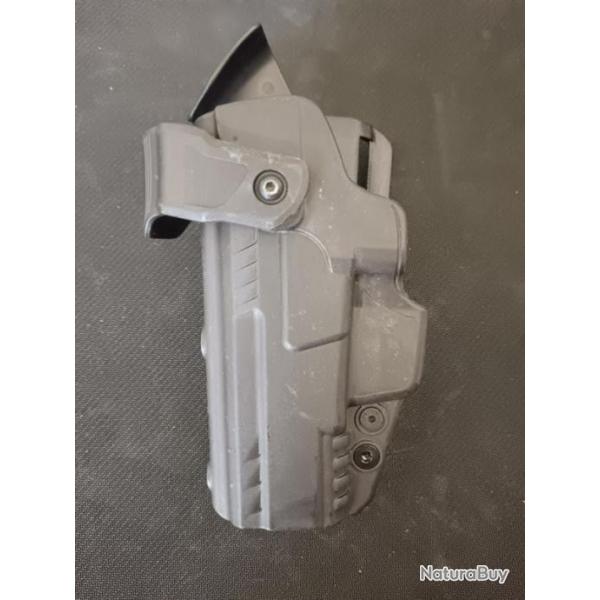 HOLSTER TENUE KYDEX GLOCK 17/19 AVEC RETENTION GAUCHER