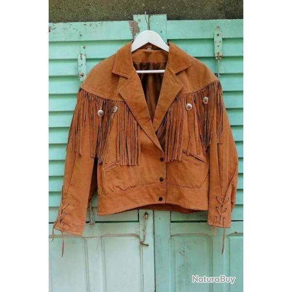 Veste Western  franges vintage