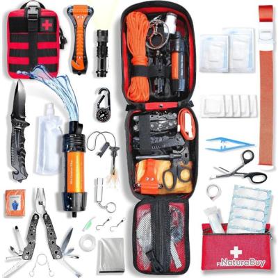 Kit de survie d'urgence pour les premiers secours "JLXC - IFAK EMT" – Planète Rando
