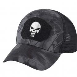 Casquette Punisher python noire