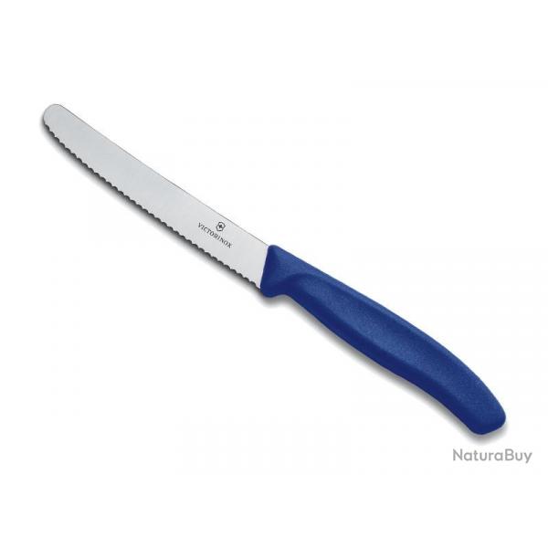 COUTEAU TOMATE VICTORINOX SWISSCLASSIC 11CM BLEU