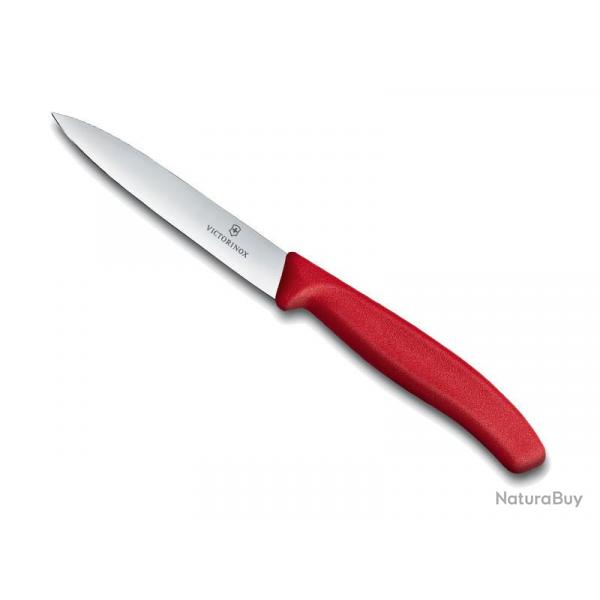 COUTEAU OFFICE VICTORINOX 10CM ROUGE