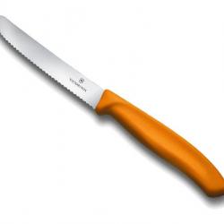 COUTEAU TOMATE VICTORINOX SWISSCLASSIC 11CM ORANGE