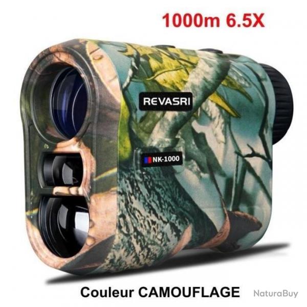 Tlmtre Laser Chasse 1000 m 6.5x Camouflage Etanche Outdoor Manuel en Franais