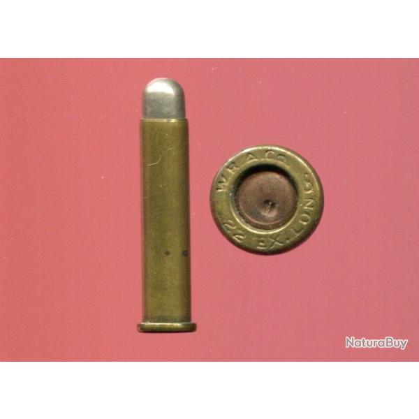 .22 Extra Long Maynard - balle nickel - - Marquage : WRACo  22  EX. LONG.