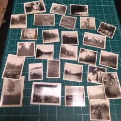 LOT DE 28 PETITES PHOTOS INDOCHINE VIETNAM dimensions moyenne 5 X 5 CM MILIEU 20 EME SC