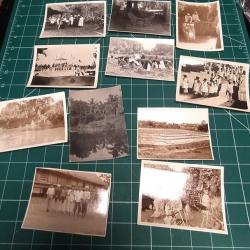 LOT DE 35 PHOTOS INDOCHINE VIETNAM 8 x7 a peu prés MILIEU 20 EME SC