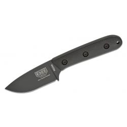 Couteau ESEE Pacaya Black Manche Micarta Lame Acier CPM-3V Black Etui Kydex Clip USA ESPACAYA3VB