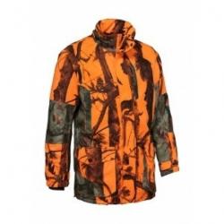 Veste de chasse PERCUSSION grand nord ghostcamo orange