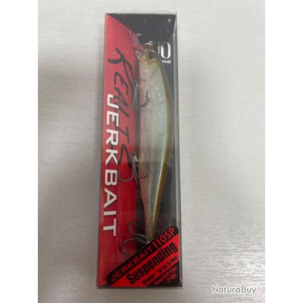 !! LEURRE REALIS JERKBAIT 110sp COL GHOST MINNOW