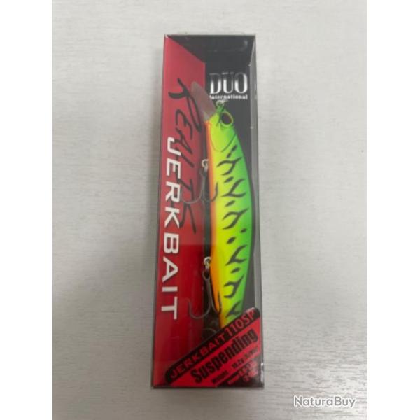 !! LEURRE REALIS JERKBAIT 110sp COL MAT TIGER