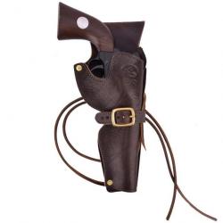 Étui Fourreau Holster en Cuir Revolver Western - LIVRAISON GRATUITE