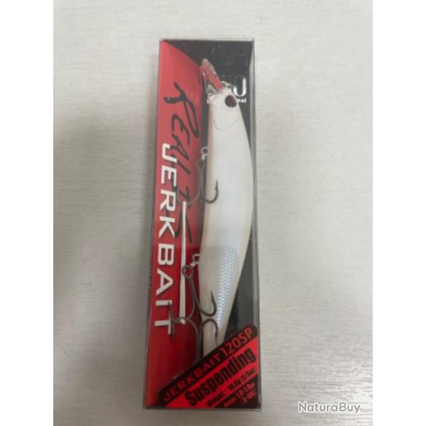 !! LEURRE REALIS JERKBAIT 120sp COL IVORY PEARL