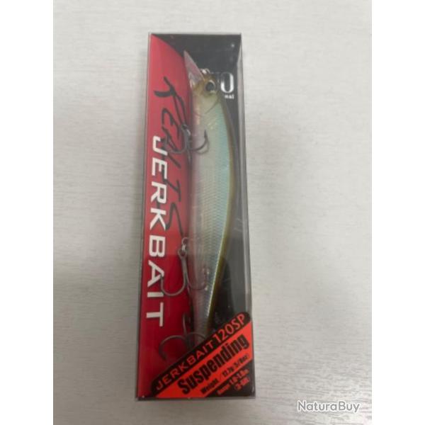 !! LEURRE REALIS JERKBAIT 120sp COL GHOST MINNOW