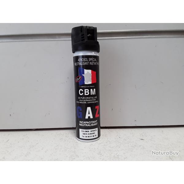 10740 BOMBE LACRYMOGNE CBM GAZ 75ML NEUF