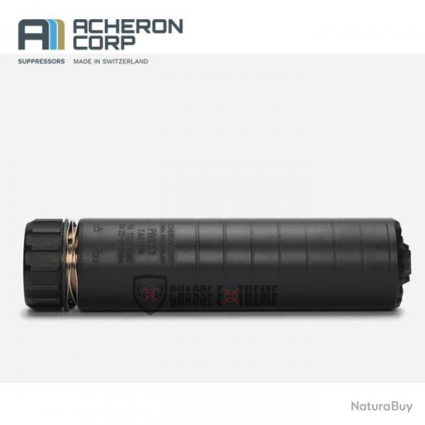 Silencieux ACHERON Pbs E1 M24x1.5 Cal 7.62mm Noir