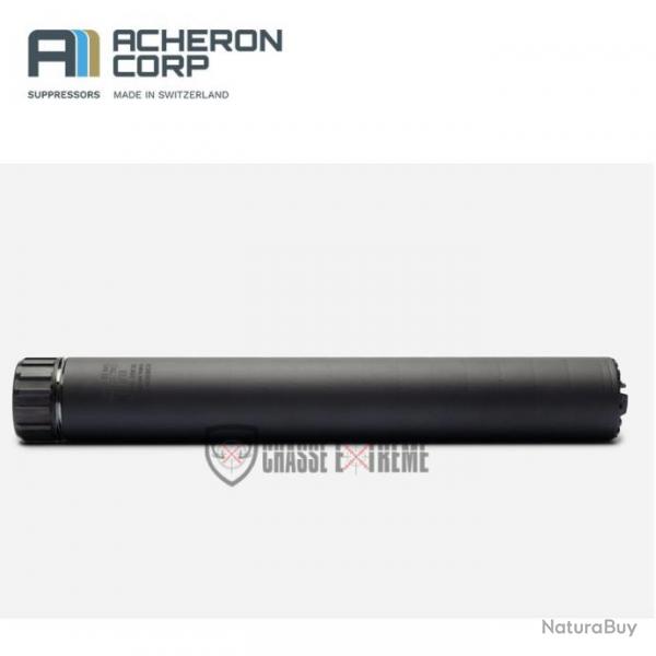 Silencieux ACHERON Elr E1 Montage Hexalug XL Cal 12.7mm Noir