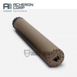 Silencieux ACHERON Elr E1 Montage Hexalug XL Cal 375 FDE