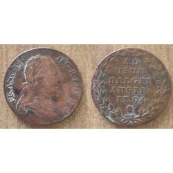 Belgique Pays Bas Autrichien 2 Liards 1794 Francois II Piece Autriche