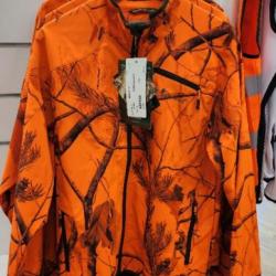 Veste fine pinewood camo orange