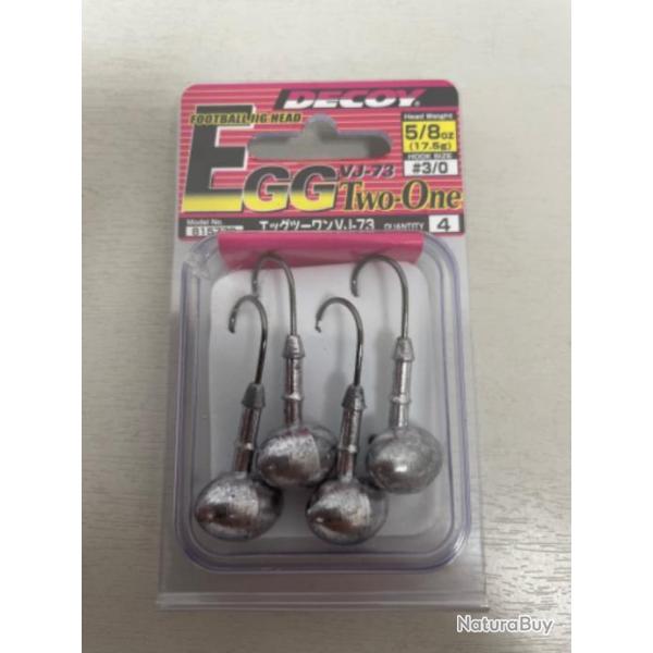 !! TTE PLOMBE DECOY VJ-73 EGG TWO-ONE 17.5gr