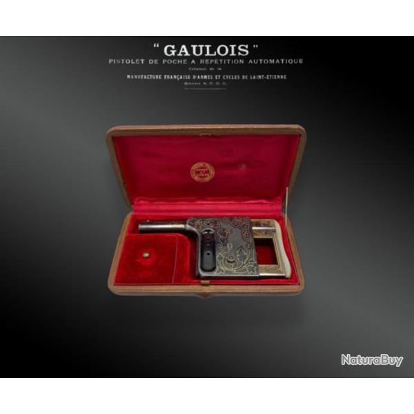 Coffret Pistolet  Rptition Automatique  Gaulois  N6. tat Neuf.