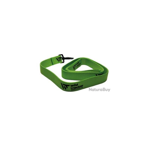 Laisse simple pour chien WILD TRACKER x-plore verte 1.25m