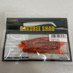 !! LEURRE MADNESS BAKUREE SHAD 80 COL TINSEL ORANGE